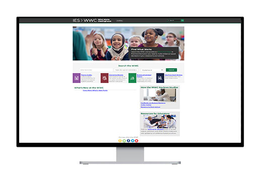 What Works Clearinghouse, this will take to their home page